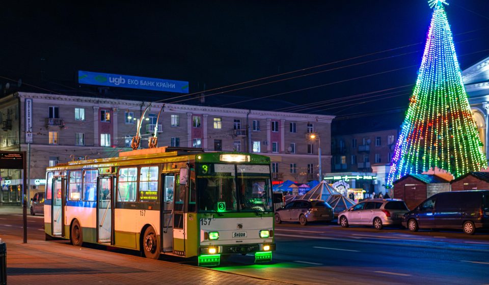 3 тролейбус Рівне: рух, зупинки