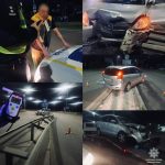 П'яний водій Mazda в Рівному в'їхав у відбійник