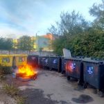 У Квасилові знову підпалили сміттєвий контейнер