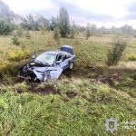 У Рівненській області водій BMW отримав серйозні травми в ДТП
