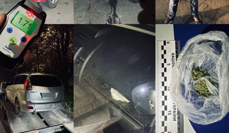 У Рівному водій Mazda зіткнувся з припаркованою машиною і пішов з місця події, але його швидко знайшли вдома