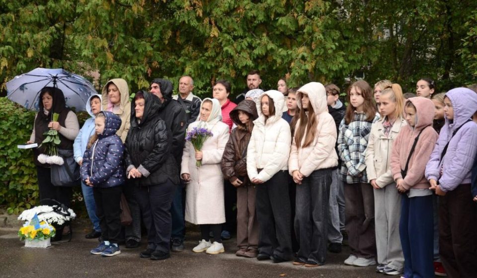У Рівному вшанували пам’ять загиблого Захисника Юрія Ляшецького