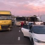 На дорозі Київ — Чоп поблизу Квасилова сталося зіткнення п’яти автомобілів, рух ускладнено