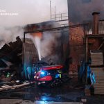 У Рівненській області горів деревообробний цех, для ліквідації пожежі залучили тактичного робота