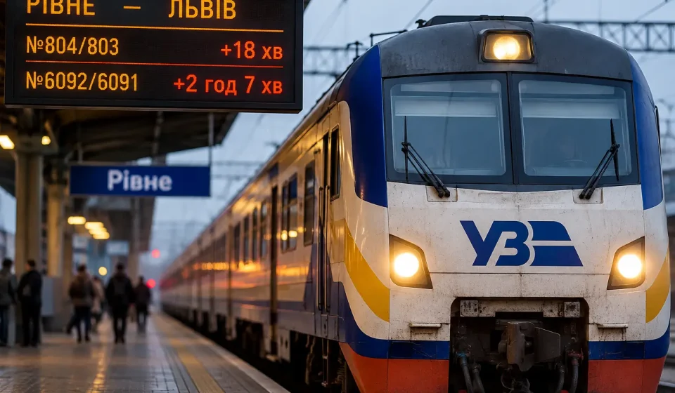 Затримка двох поїздів з Рівного до Львова: один катається більше двох годин